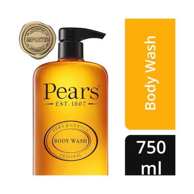 Pears Pure & Gentle Original Body wash 100% Soap Free 750 ml - Shower Gels & Body Wash