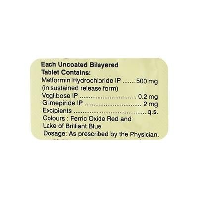 K GLIM TRIO 2mg Tablet 15's - Diabetes-Ant