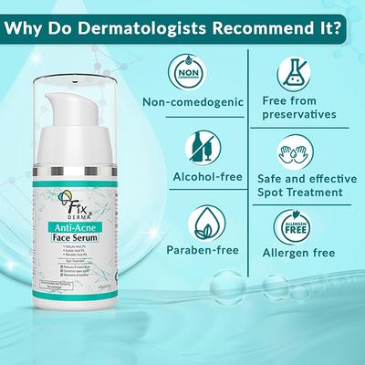 Fixderma 2 Percent Salicylic Acid Serum for Anti Acne and Spot Treatment 15 gm - Face Serum