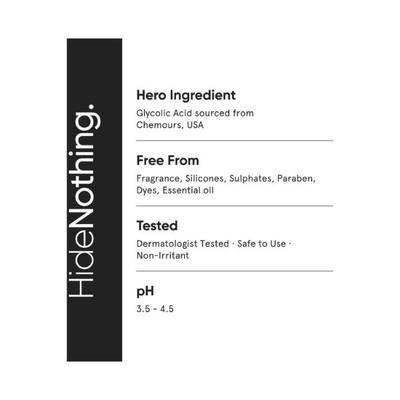 Minimalist Alpha Lipoic + Glycolic 7% skin cleanser with Vit B5 for brightening & Smoothens 100 ml - Face Washes