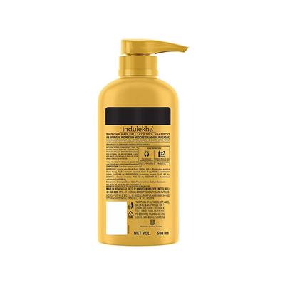 Indulekha Bringha Hair Fall Control Shampoo 580 ml - Hair Oils