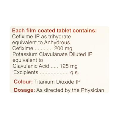Omnix CV 200mg Tablet 10'S - Bacterial Infections-Cep