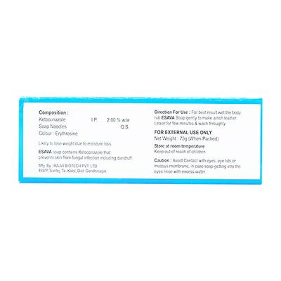 ESAVA Soap 75gm - Fungal Infections-Taa