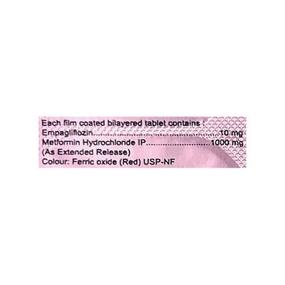 EMPANORM M 10/1000 Tablet 10's - Diabetes-Ant
