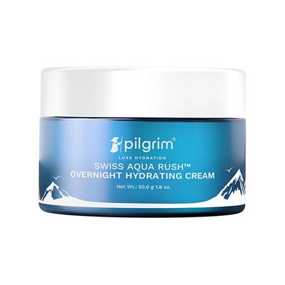 Pilgrim Swiss Aqua Rush Overnight Hydrating Cream for Overnight Intense Hydration 50 gm - Night Cream