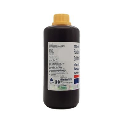 Betadine Surgical Scrub 7.5% Solution 500ml - Wound Care-Ski