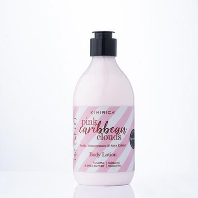 Kimirica Pink Caribbean Body Lotion with Pomegranate & Soya Extract, Tucuma & Shea Butter 300ml - Lotions & Creams