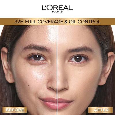 L'Oreal Paris Infallible 32H Matte Cover Liquid Foundation - 250 Warm Undertone 30 ml - Foundation