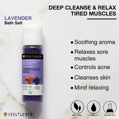 Soulflower Bath Salt Special Pack 100 gm - Bath Salts