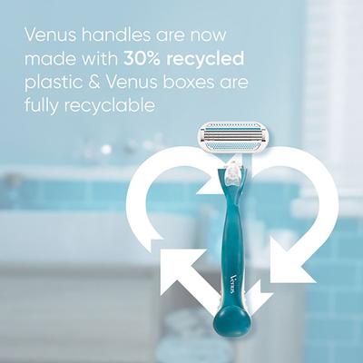 Gillette Venus Smooth Hair Removal Razor - Aloe Extract (For Woman) - Shaving & Hair Removal