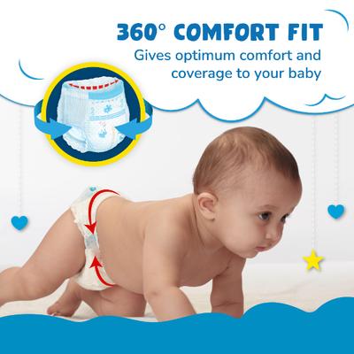 NIINE Ultra Fast Absorption Diaper Pants S (4-8kg) 86's - Sanitary Napkins
