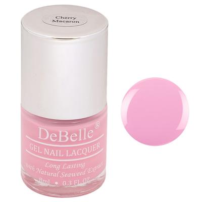 DeBelle Gel Nail Lacquer Cherry Macaron Powder Pink Nail Polish 8 ml - Nail Polish