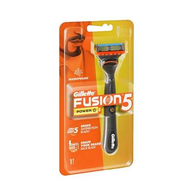 Gillette Fusion5 Power Razor for Men for Perfect Shave and Perfect Beard Shape 1's - Razors & Cartridges