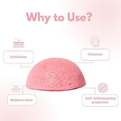 Clayco Sakura Konjac Sponge - Scrubs & Exfoliants
