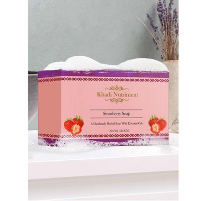 Nutriment, Khadi Nutriment Strawberry Soap 125 gm - Soaps
