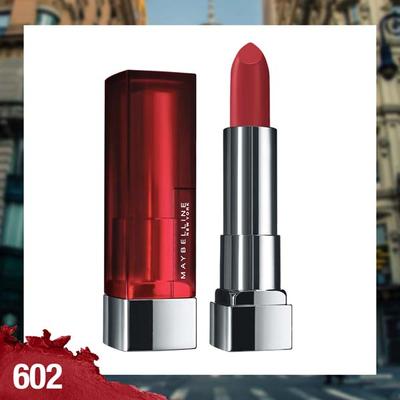 Maybelline New York Color Sensational Creamy Matte Lipstick, 602 Bitten Burgundy 1's - Lipsticks