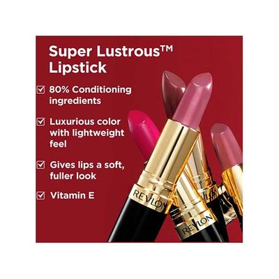 Revlon Super Lustrous Lipstick- Bold Matte-Sassy Berry 4.2 gm - Lipsticks