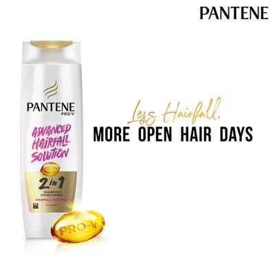 Pantene Advanced Hairfall Solution 2in1 Anti-Hairfall Shampoo & Conditioner for Women Shampoos 180 gm - Shampoos