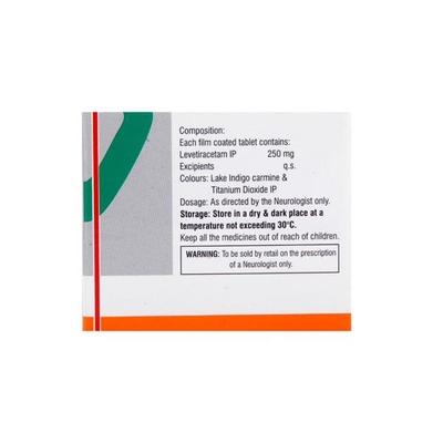 Levroxa 250mg Tablet 10'S - Epilepsy/Convulsion-Ant