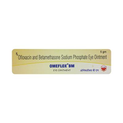 OMEFLOX BM Eye Ointment 5gm - Eye Infections-Eaa