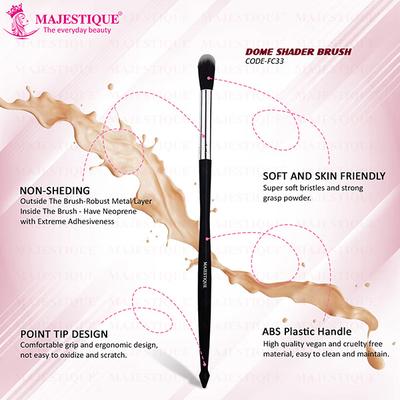 Majestique Professional Dome Shader Eye Shadow Blender Brush 1's - Sponges & Applicators