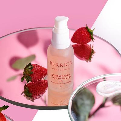 Berrica Strawberry Acne Control Gel 30 gm - Face Gels