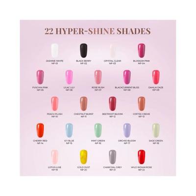 Just Herbs Nail Polish 21 Chemical Free Formula, Quick Dry, Glossy, Blackcurrent Bliss 6 ml - Nail Polish