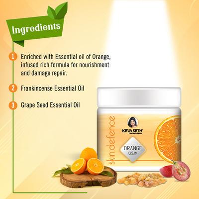 Keya Seth Aromatherapy Skin Defence Orange Cream 50 gm - Lotions & Creams