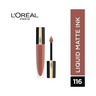 L'Oreal Paris Rouge Signature Matte Liquid Lipstick,116 I Explore 7 ml - Liquid Lipsticks