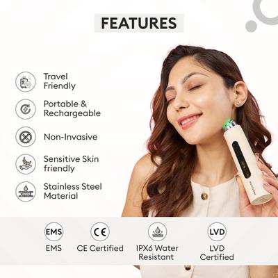 Protouch Glow Pro - Microcurrent Facial Toning Device - Etoupe 1's - Massagers