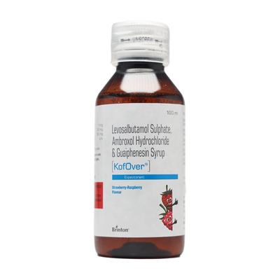 KOFOVER STRAWBERRY RASPBERRY FLAVOUR Expectorant 100ml - Cough And Cold-Cou