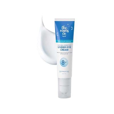 The Moms Co Natural Hydrating Under Eye Cream with 8 Types of Hyaluronic Acid and Provitamin B 10 gm - Under Eye Creams & Serums