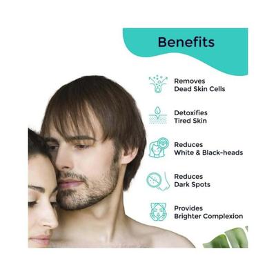 Pilgrim Volcanic Lava Ash Face Scrub 100 gm - Scrubs & Exfoliants