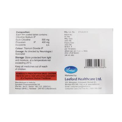 NUROCOT P Tablet 10's - Nootropics And Neurotrophics