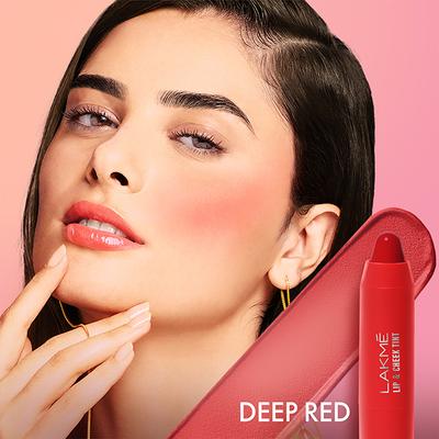 Lakme Lip Love Lip and Cheek Deep Red 1.8 gm - Lip Crayons