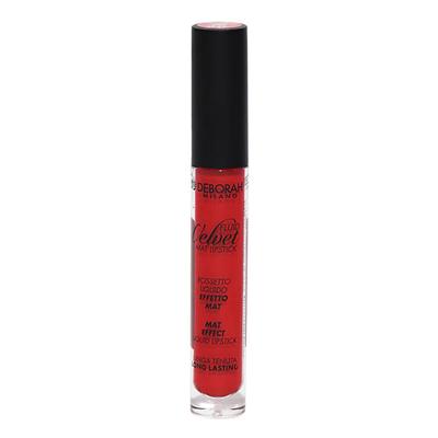 Deborah Milano Fluid Velvet Mat - 7 Fire Red 4.5 gm - Lipsticks