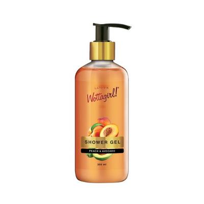 LAYER'R WOTTAGIRL Peach & Avocado Shower gel 300 ml - Shower Gels & Body Wash