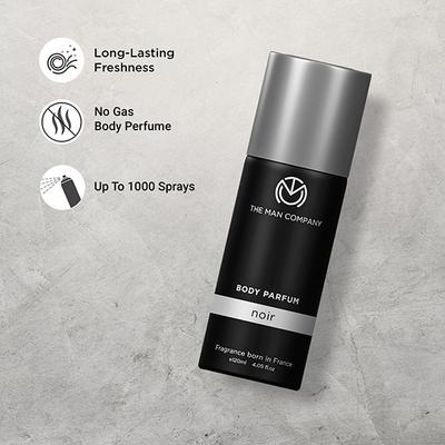 The Man Company Body Perfume Spray - Noir 120ml - Men Deodorants/Roll-Ons