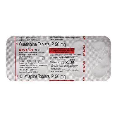 KYU 50 Tablet 10's - Schizophrenia-Aps
