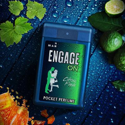 Engage On Man Pocket Perfume - Citrus Fresh 17 ml - Men Perfumes (Edt/Edp)
