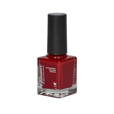 Glimmer Premium Nail Enamel Red Apple 10 ml - Nail Polish