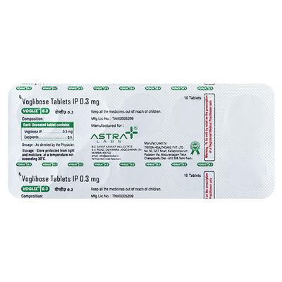 VOGLIZ 0.3 Tablet 10's - Diabetes-Ant