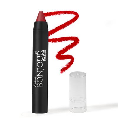Bonjour Paris Just Matte Lip Crayon - Red 3.2 gm - Lip Crayons