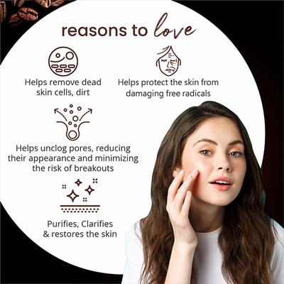 Globus Naturals Coffee Peel Off Mask for Skin Brightening, Suitable for All Skin Types,100gm each 2's - Masks & Peels