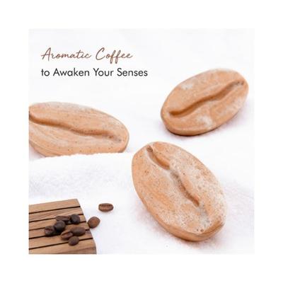 mCaffeine Exfoliating Coffee Bath Soap with Caramel & Almond Milk for Tan Removal & Moisturization 75 gm - Soaps