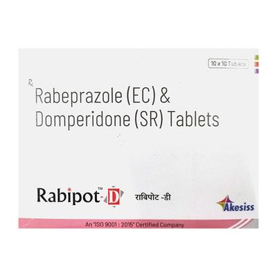 RABIPOT D Tablet 10's - Ulcer/Reflux/Flatulence-Aaa