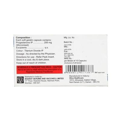 Miprogen 200mg Capsule 10'S - Hormonal Therapy-Oes