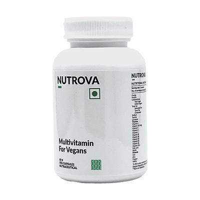 NUTROVA MULTIVITAMIN FOR VEGANS Capsule 60's - Supplements-Vam