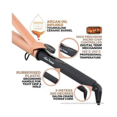 Alan Truman Argan Gold Ceramic Curler - 38Mm 1's - Rollers & Curlers