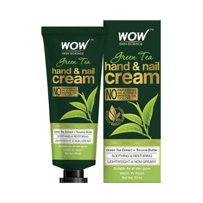 WOW Skin Science Green Tea Hand & Nail Cream 50 ml - Hand Creams